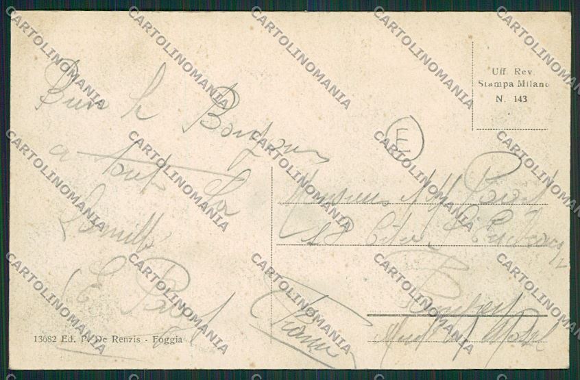 Foggia Città cartolina QQ4775 – retro