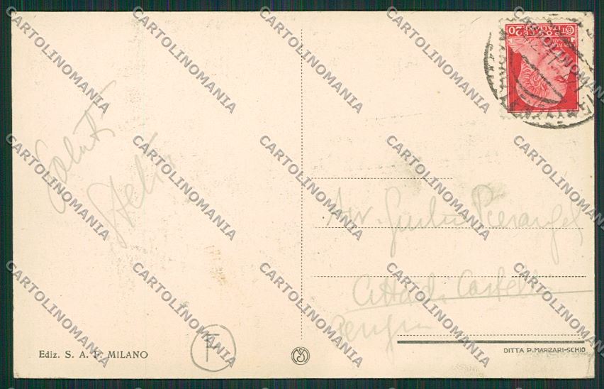 Foggia Città Saluti a Grande Velocità Treno cartolina QQ4801 – retro