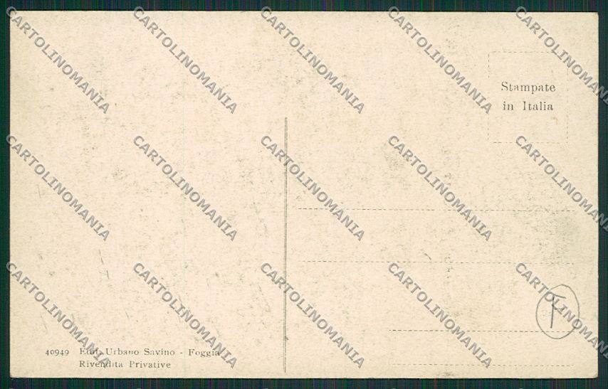 Foggia Città Stazione Treno cartolina QQ4808 – retro