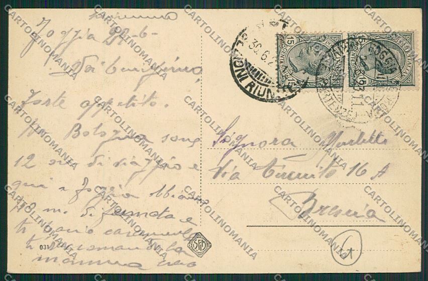 Foggia Città cartolina QQ4814 – retro