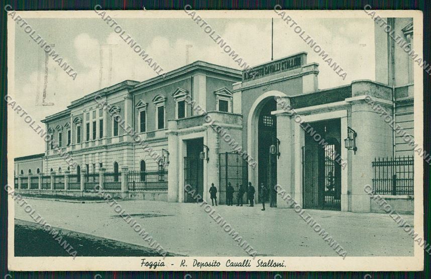 Foggia Città Militari cartolina QQ4824 – fronte