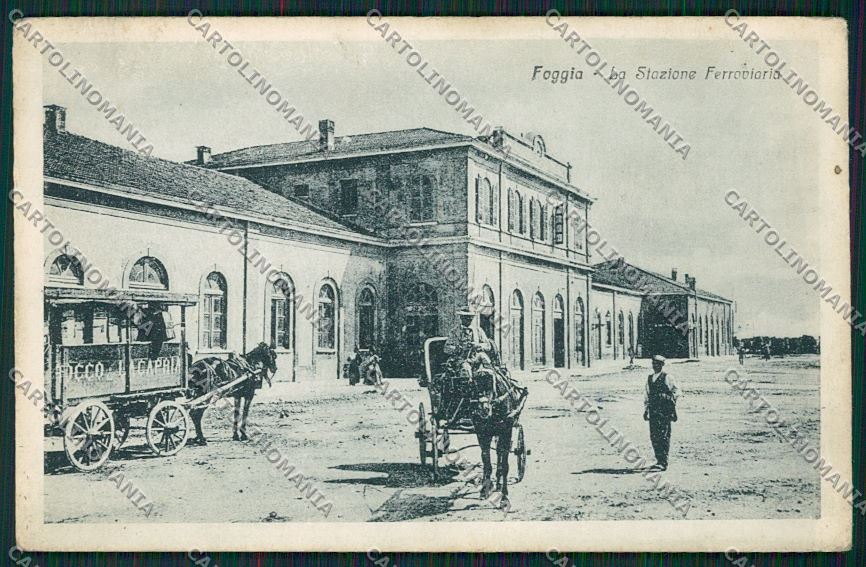 Foggia Città Stazione cartolina QQ4833 – fronte