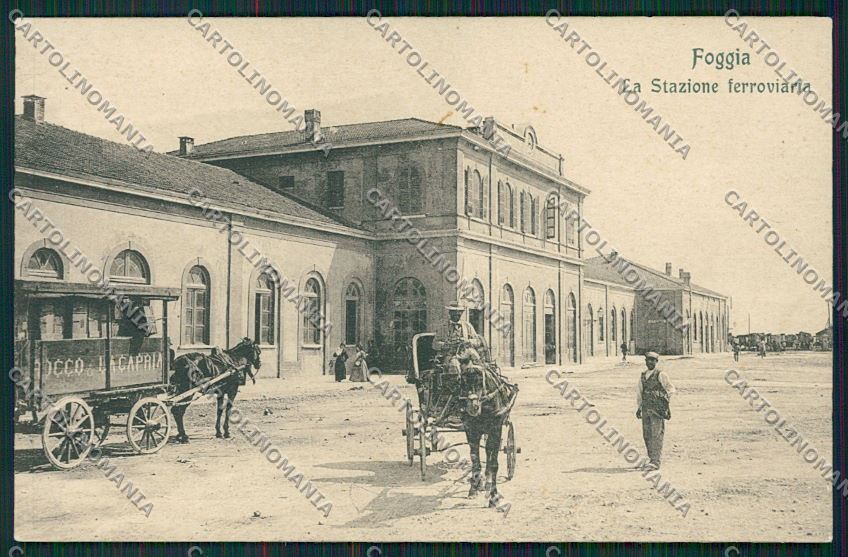 Foggia Città Stazione cartolina QQ4844 – fronte
