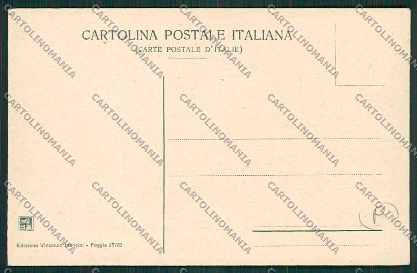 Foggia Città Stazione cartolina QQ4844 – retro