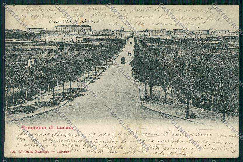 Foggia Lucera cartolina QQ4865 – fronte