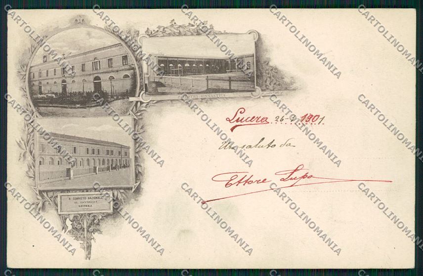 Foggia Lucera cartolina QQ4870 – fronte