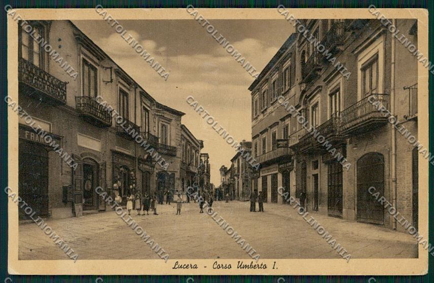 Foggia Lucera cartolina QQ4872 – fronte