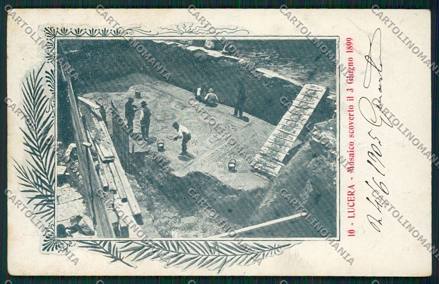 Foggia Lucera Archeologia cartolina QQ4878 – fronte