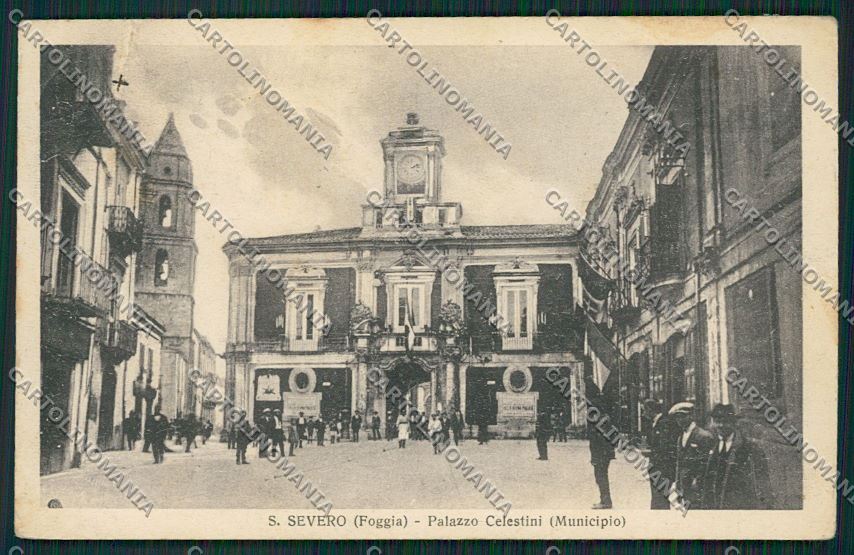 Foggia San Severo cartolina QQ4888 – fronte