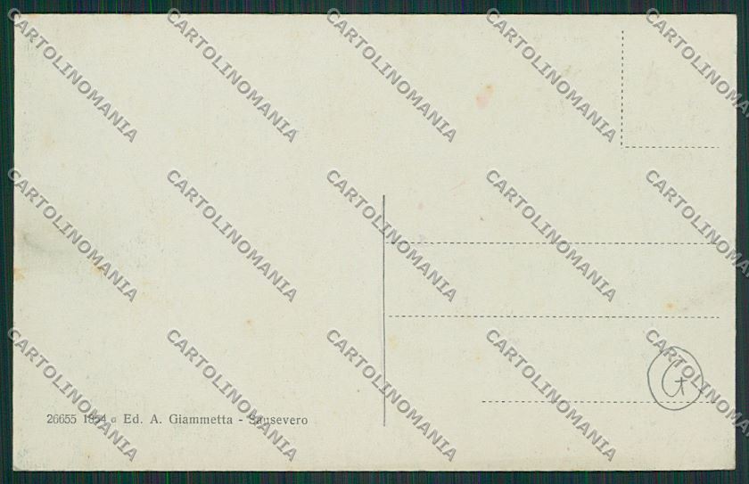 Foggia San Severo cartolina QQ4891 – retro