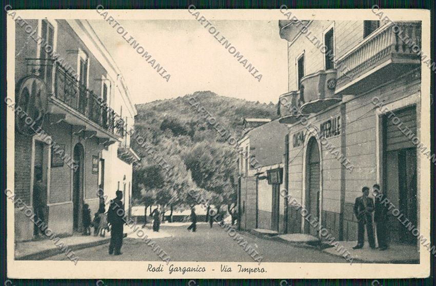 Foggia Rodi Garganico Cinema cartolina QQ4900 – fronte