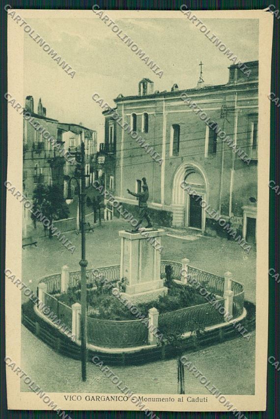 Foggia Vico Garganico cartolina QQ4908 – fronte