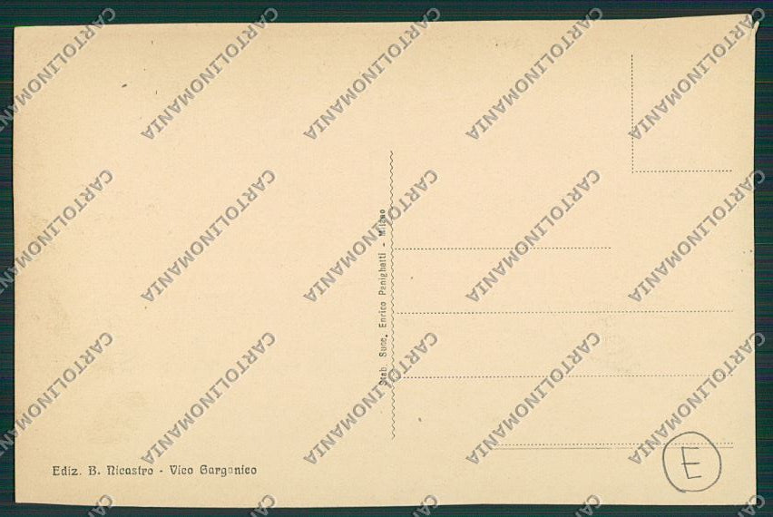 Foggia Vico Garganico cartolina QQ4908 – retro
