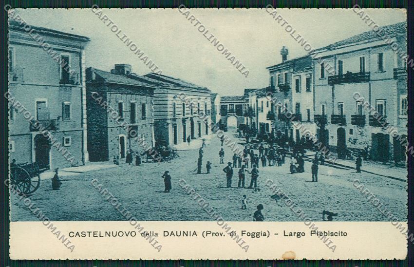 Foggia Castelnuovo Daunia cartolina QQ4909 – fronte