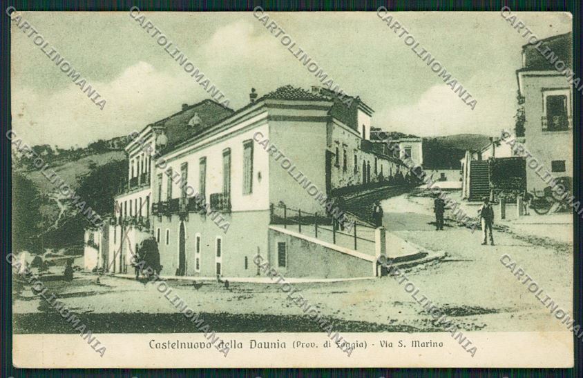 Foggia Castelnuovo Daunia cartolina QQ4912 – fronte