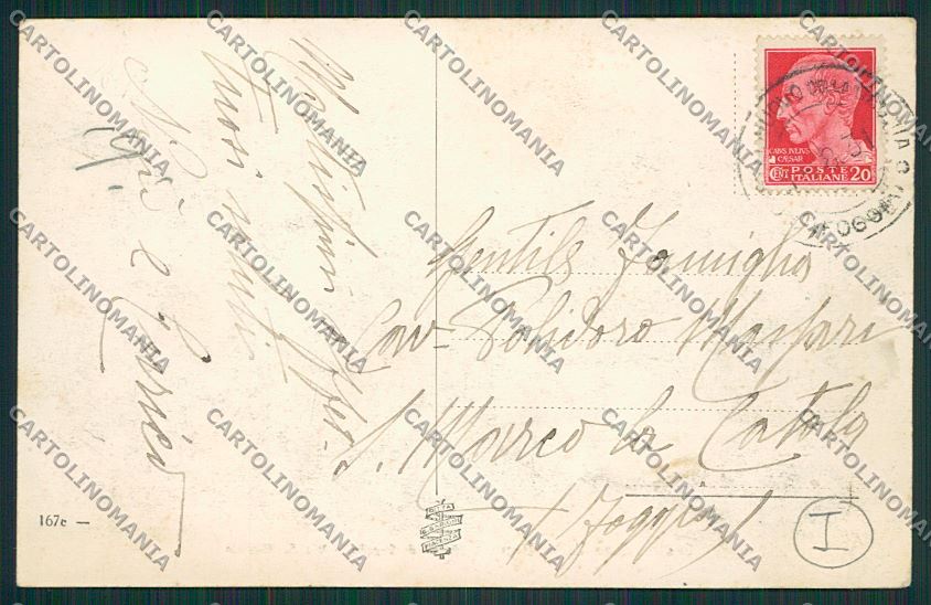 Foggia Castelnuovo Daunia cartolina QQ4912 – retro