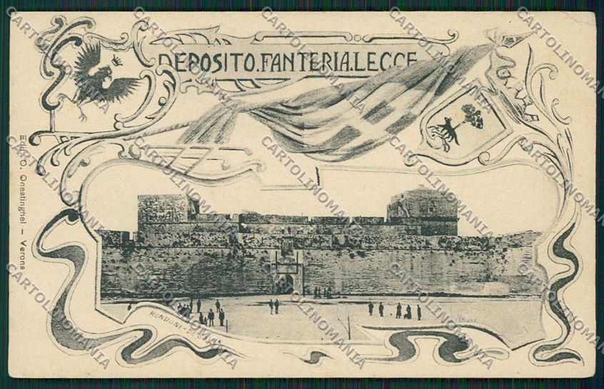 Lecce Città Militari cartolina QQ4933 – fronte