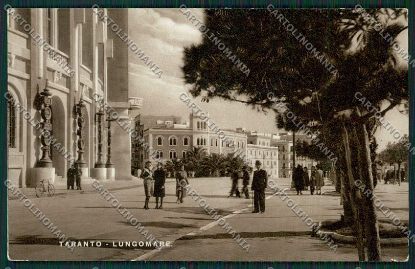 Taranto Città Fascismo Foto cartolina QQ4962 – fronte