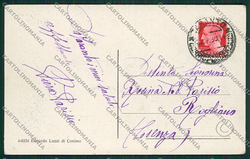 Taranto Città cartolina QQ4976 – retro