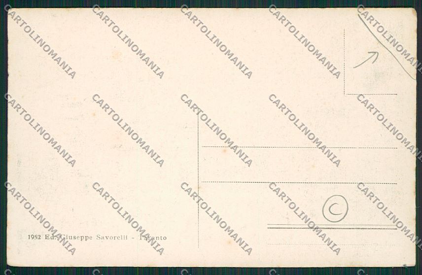 Taranto Città PIEGA cartolina QQ4978 – retro