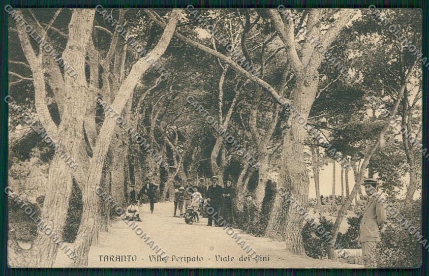 Taranto Città SCOLLATA PIEGA cartolina QQ4994 – fronte