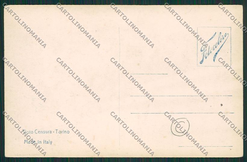 Taranto Città Saluti da Marinaio Nave Cavour Foto cartolina QQ5002 – retro