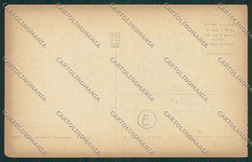 Taranto Città Militari English Soldier cartolina QQ5072 – retro