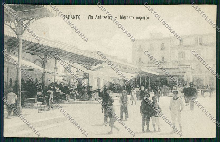 Taranto Città Mercato cartolina QQ5083 – fronte