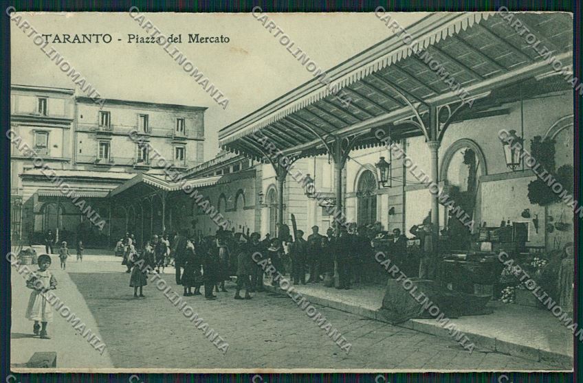 Taranto Città Mercato cartolina QQ5105 – fronte