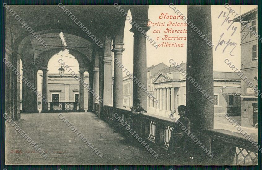 Novara città ABRASA cartolina QQ5141 – fronte