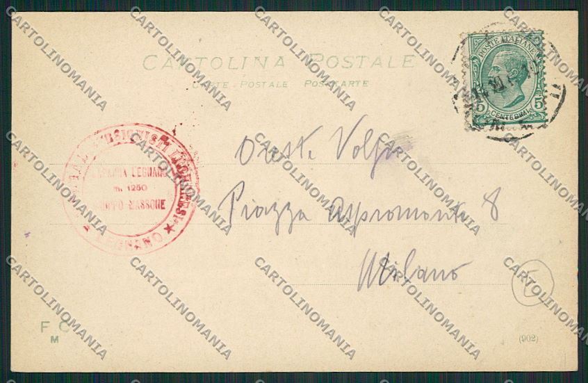 Novara città ABRASA cartolina QQ5141 – retro