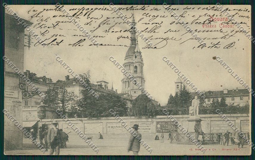 Novara città SCOLLATA cartolina QQ5144 – fronte