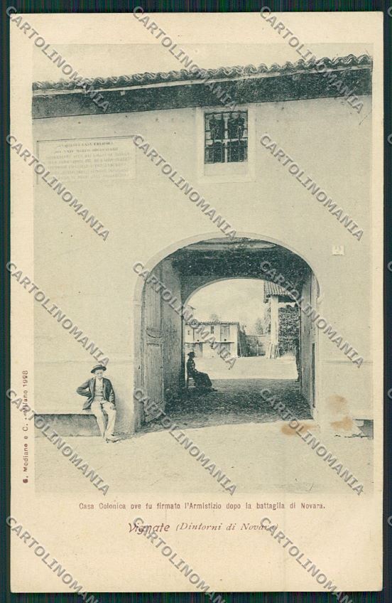 Novara Vignate cartolina QQ5173 – fronte