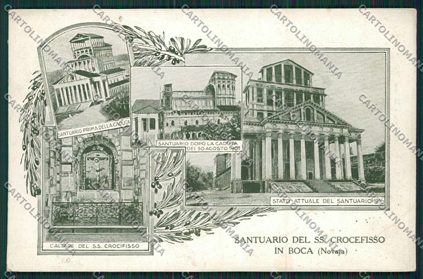 Novara Boca Santuario cartolina QQ5187 – fronte