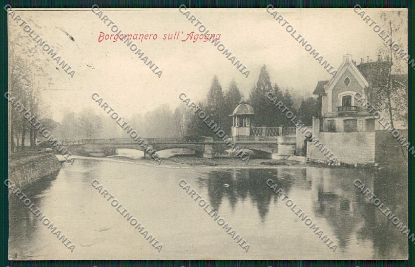 Novara Borgomanero cartolina QQ5191 – fronte