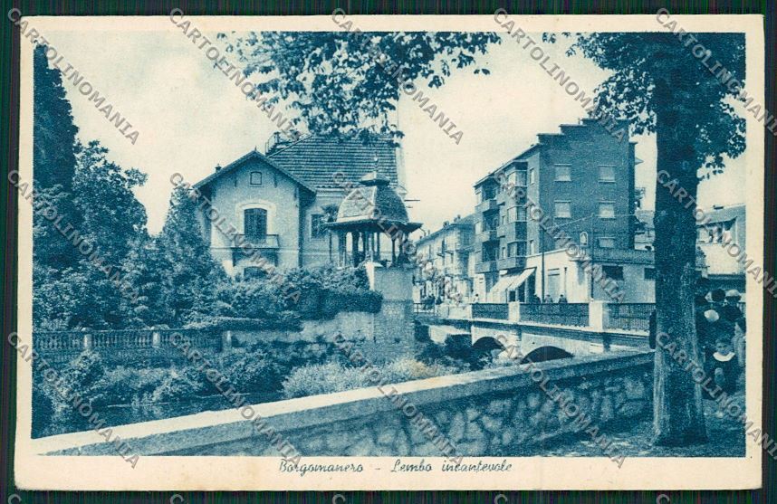 Novara Borgomanero cartolina QQ5199 – fronte