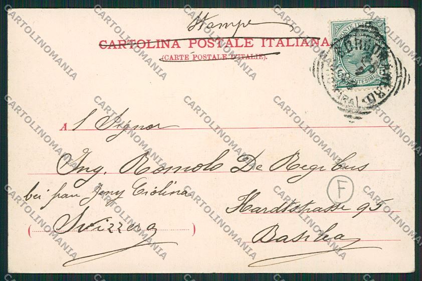 Novara Borgomanero cartolina QQ5201 – retro