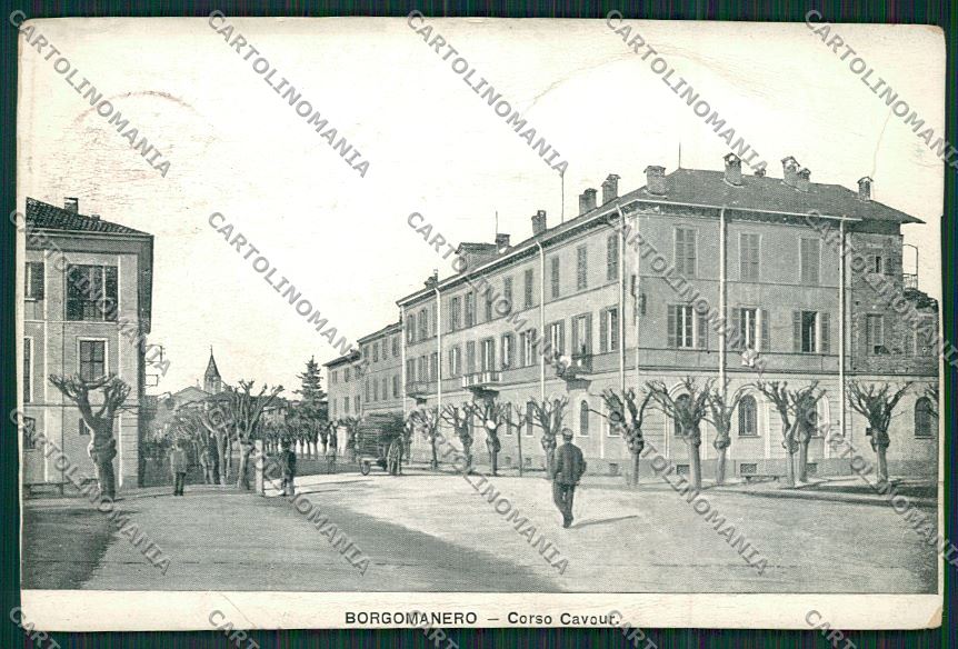 Novara Borgomanero cartolina QQ5204 – fronte