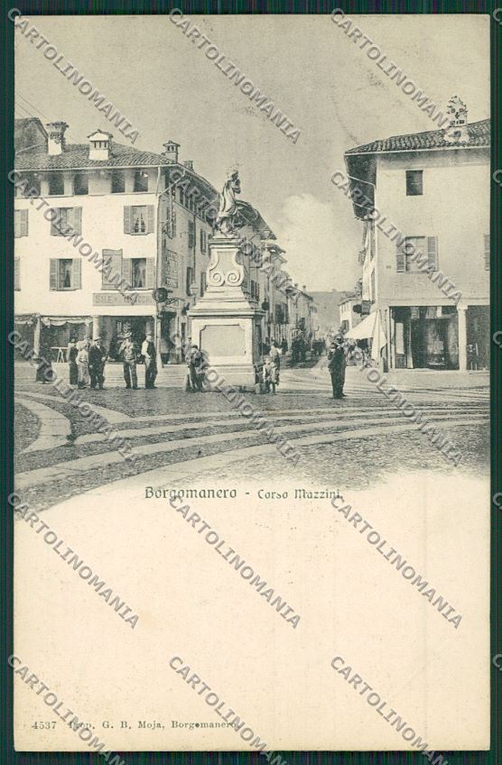 Novara Borgomanero cartolina QQ5206 – fronte