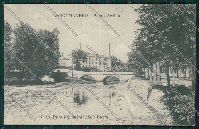 Novara Borgomanero cartolina QQ5208 – fronte