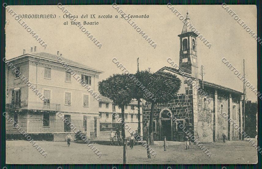 Novara Borgomanero PIEGHINA cartolina QQ5209 – fronte