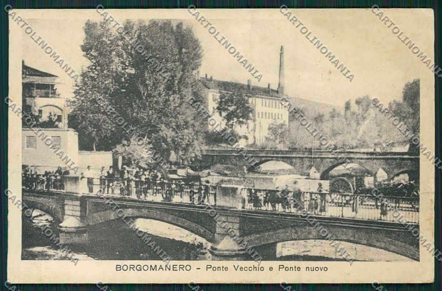 Novara Borgomanero cartolina QQ5211 – fronte