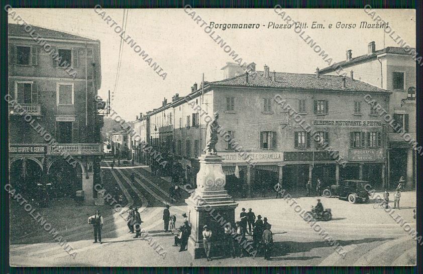 Novara Borgomanero cartolina QQ5213 – fronte