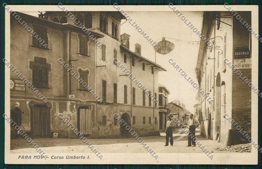 Novara Fara cartolina QQ5219 – fronte