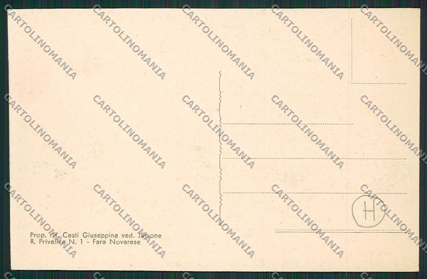 Novara Fara cartolina QQ5222 – retro