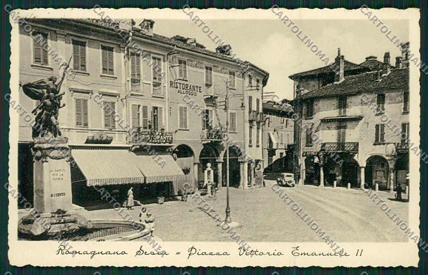 Novara Romagnano Sesia cartolina QQ5246 – fronte