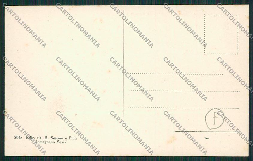Novara Romagnano Sesia cartolina QQ5247 – retro