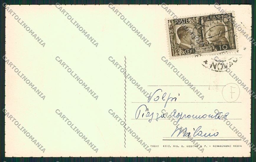 Novara Romagnano Sesia cartolina QQ5249 – retro