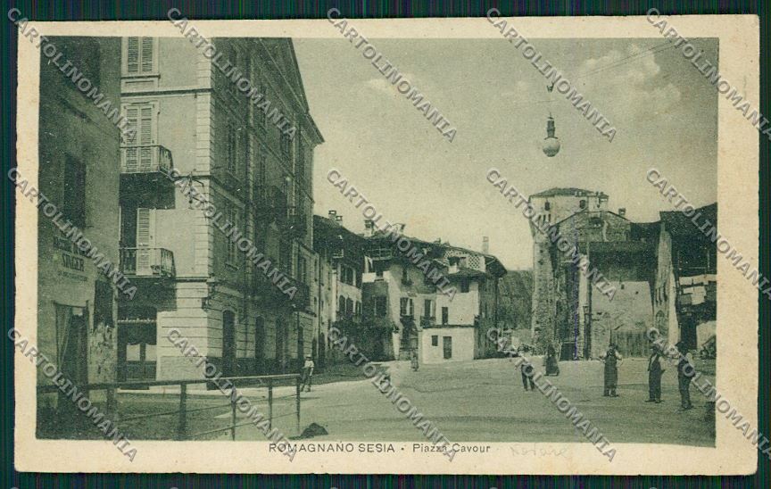 Novara Romagnano Sesia PIEGHINA cartolina QQ5253 – fronte