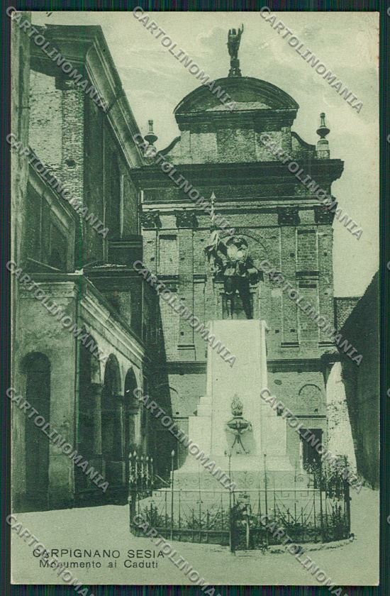 Novara Carpignano Sesia cartolina QQ5259 – fronte